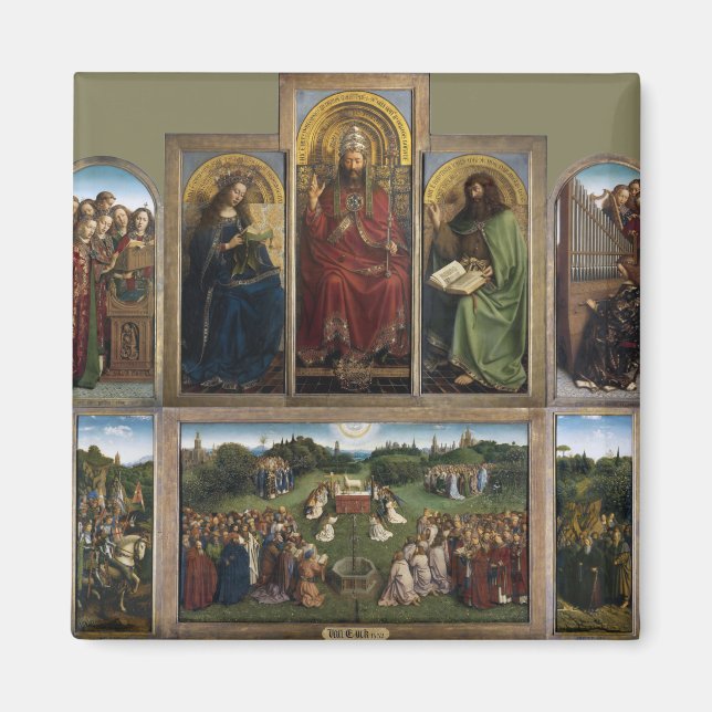 Gent Altarpiece, Van Eyck Brothers Magnet (Vorne)