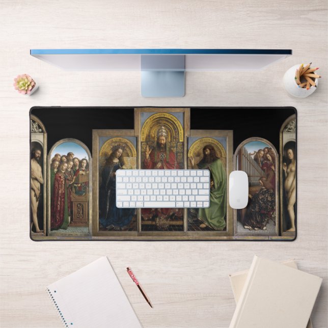 Gent Altarpiece, Van Eyck Brothers Schreibtischunterlage (Büro 1)
