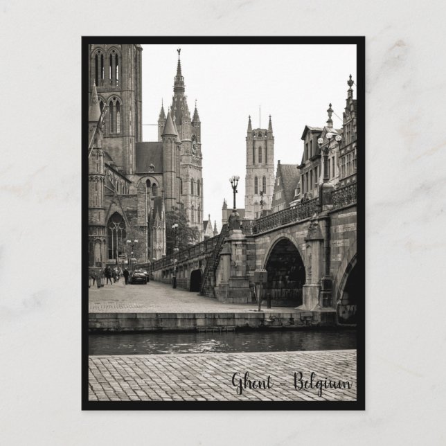 Gent, Belgien. Gent, Bélgica Postcard Postkarte (Vorderseite)