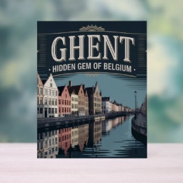 Gent – Belgiens verstecktes Juwel Acrylschild