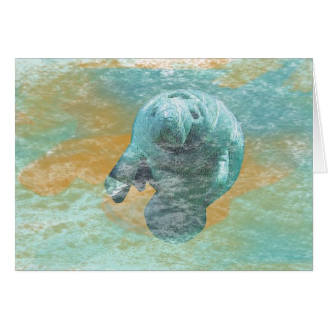 Gentle and Friedlich Manatee (Vorderseite (Horizontal))