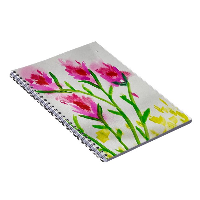 Gentle Blooms – Soft Watercolor Floral Greeting Notizblock (Rechte Seite)