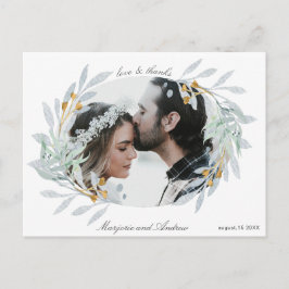 Gentle Botanics | Carte postale photo de remerciem