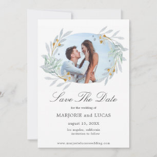 Gentle Botanics Kranz ⎥ Foto-Speichern-Sie-den-Dat Save The Date