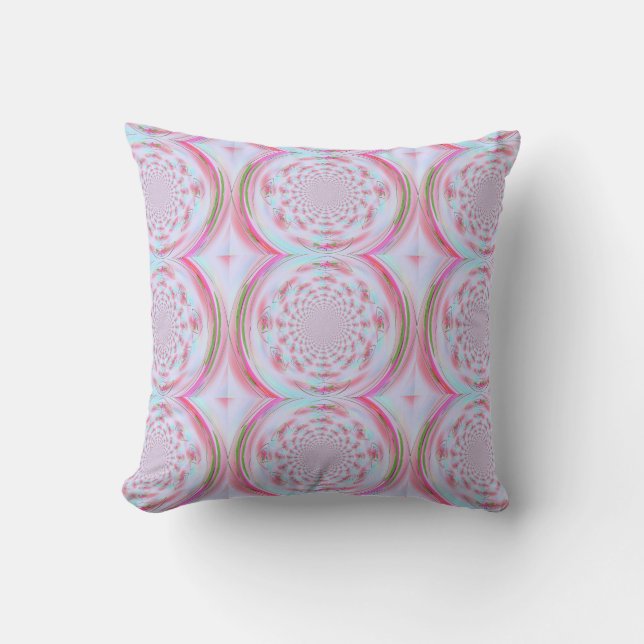 Gentle Colors Fraktal Design Kissen (Vorderseite)