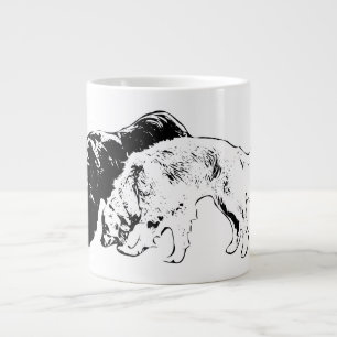 Gentle Companies in Ink Jumbo-Tasse
