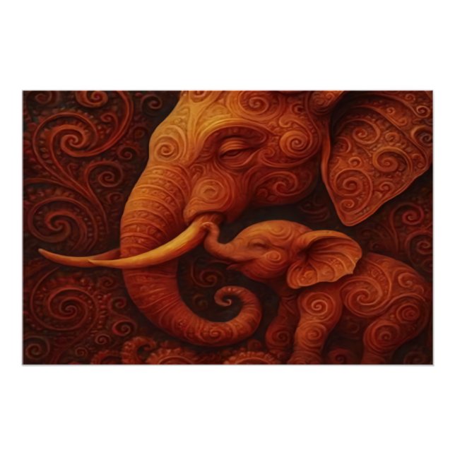 Gentle Elephants  Poster (Vorderseite)