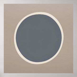 Gentle Ellipse Art - Gestalten über die Leinwand h Poster