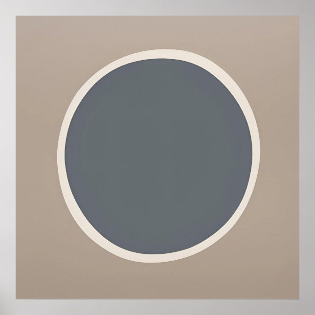 Gentle Ellipse Art - Gestalten über die Leinwand h Poster (Vorne)