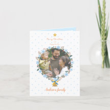 Gentle Floral Christmas und New Year Foto