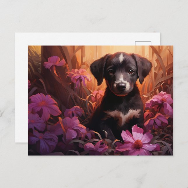 Gentle Furball Postkarte (Vorne/Hinten)