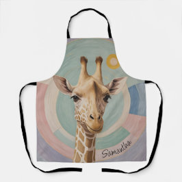 Gentle Giant: Pastel Giraffe Schürze