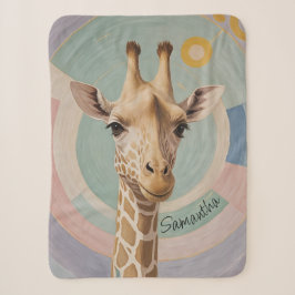 Gentle Giant: Pastel Giraffe Sherpadecke