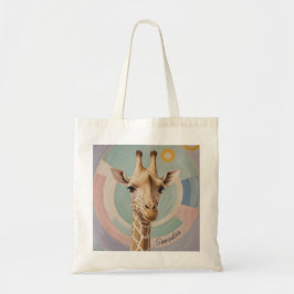 Gentle Giant: Pastel Giraffe Tragetasche