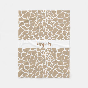 Gentle Giraffe Blanket für Babys, Kinder und Erwac Fleecedecke