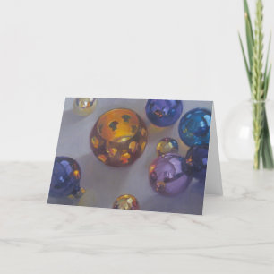 "Gentle Glow" Christmas Card Ornament Art Feiertagskarte