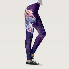 Gentle Guardian Dragon. Leggings
