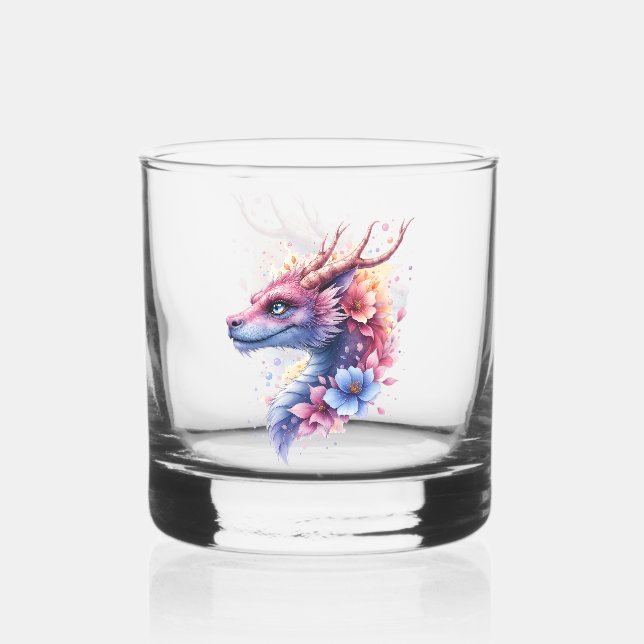 Gentle Guardian Dragon.  Whiskyglas (Vorderseite)
