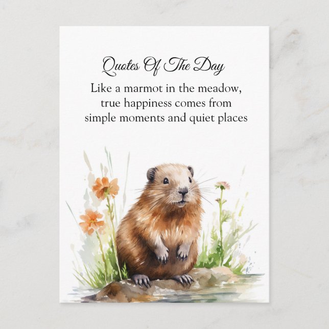 Gentle Guardian of the Meadow Postkarte (Vorderseite)