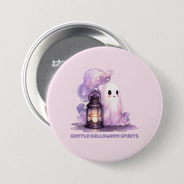 Gentle Halloween Spirits Button (Vorne & Hinten)