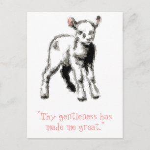 Gentle Lamb Postkarte
