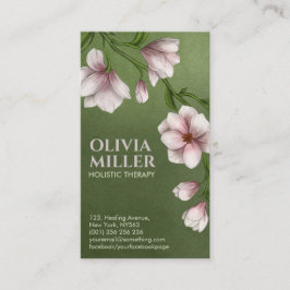 Gentle Magnolia Blume Branch Visitenkarte