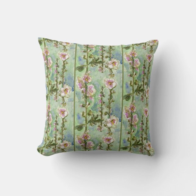 Gentle Mallow von Alexandra Cook Kissen (Vorderseite)