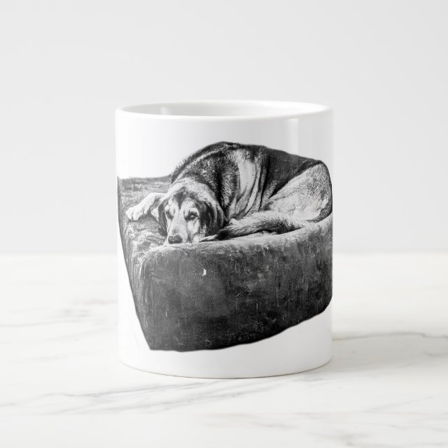 Gentle Nickerchen Jumbo-Tasse (Vorderseite)