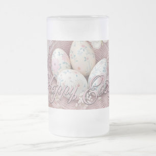 Gentle Oaster Joy with Floral Motif Mattglas Bierglas