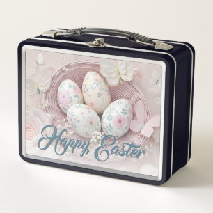 Gentle Oaster Joy with Floral Motif Metall Brotdose