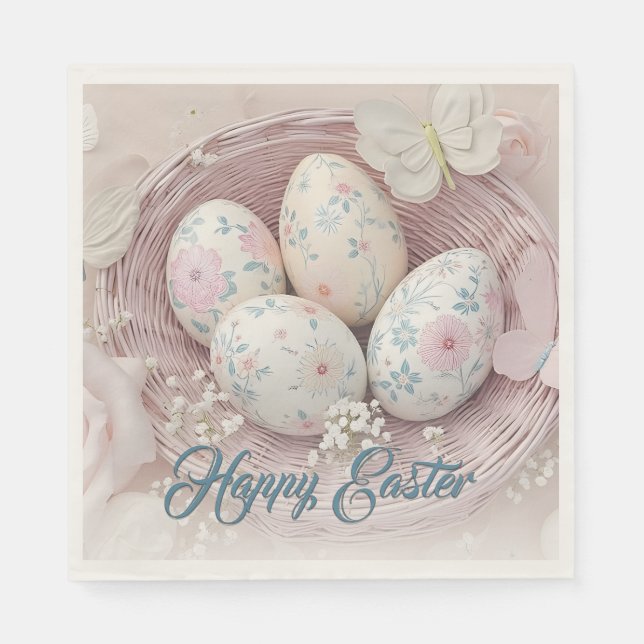 Gentle Oaster Joy with Floral Motif Serviette (Vorderseite)