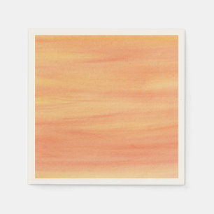 Gentle Orange Yellow Blended Paper Napkins Serviette