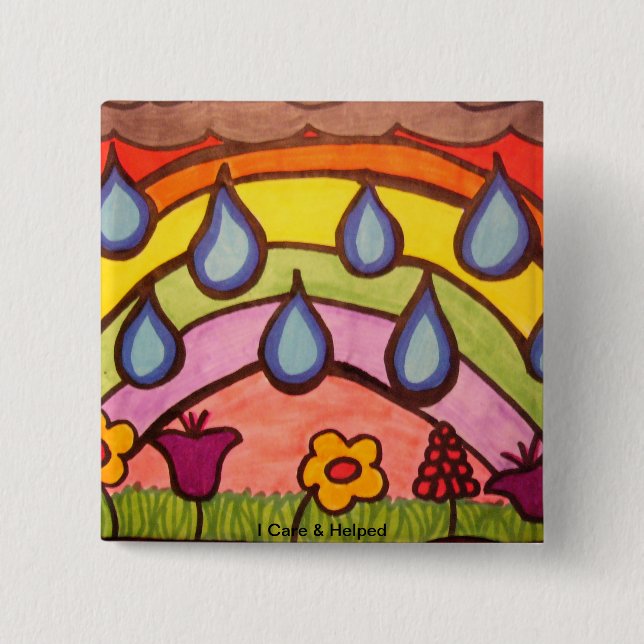 Gentle Raindrops Button (Vorderseite)