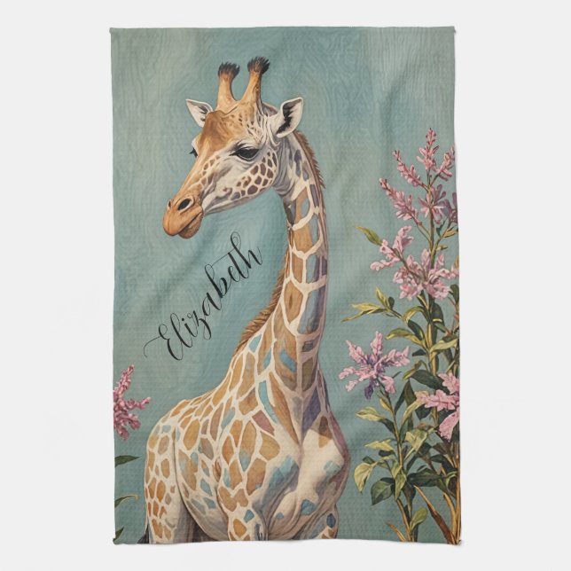 Gentle Riant Personalisiert Geschirrtuch (Vertikal)