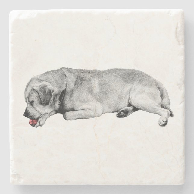 Gentle Sip, Tiny Spark Steinuntersetzer (Vorderseite)