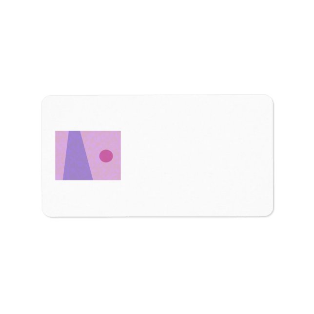 Gentle Sunrise Adressaufkleber (Vorne)