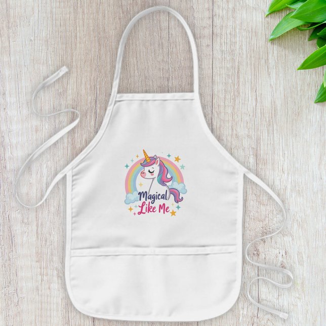 Gentle Unicorn mit Regenbogen Kinderschürze (Von Creator hochgeladen)