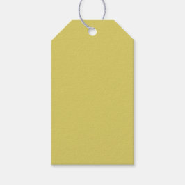 Gentle Warm Yellow Gift Tags Geschenkanhänger
