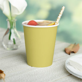 Gentle Warm Yellow Paper Cups Pappbecher