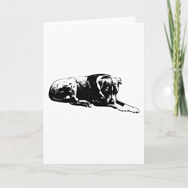 Gentle Watch Dog Card Karte (Vorderseite)