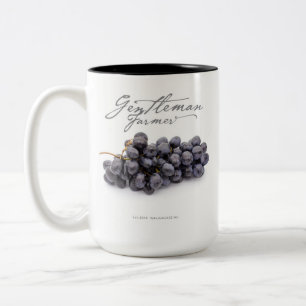 Gentleman Bauer 15 oz. Kaffee-Tasse (Trauben) Zweifarbige Tasse