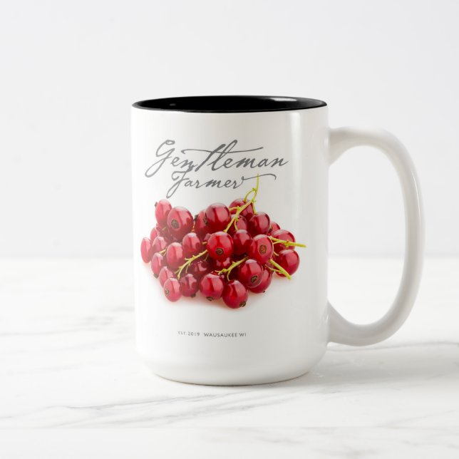 Gentleman Bauer 15 oz. Tasse des Kaffees (rote Joh (Rechts)