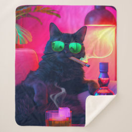 Gentleman Cat Drinking Whiskey | Funny Bar Sherpadecke