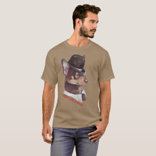 Gentleman Chihuahua Dog Vater T-Shirt