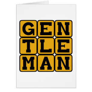 Gentleman, Erwachsener