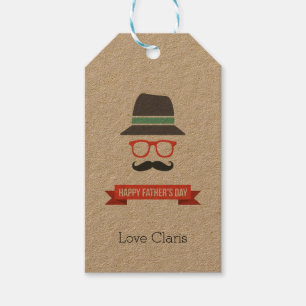 Gentleman Father's Day-Geschenk-Tag Geschenkanhänger