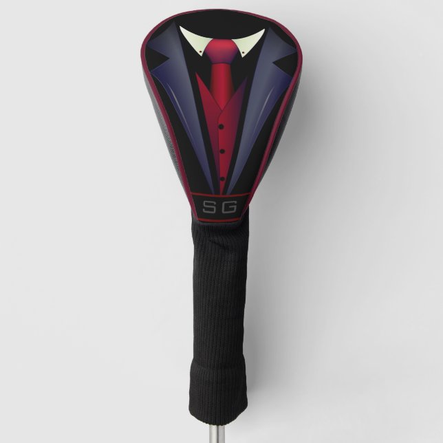 Gentleman Golfer Golf Head Cover Headcover (Vorderseite)