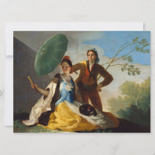 Gentleman Holding a Parasol for a Spanish Lady Karte