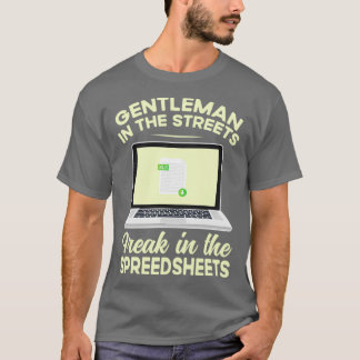 Gentleman in den Straßen fliegt in den Tabellenkal T-Shirt
