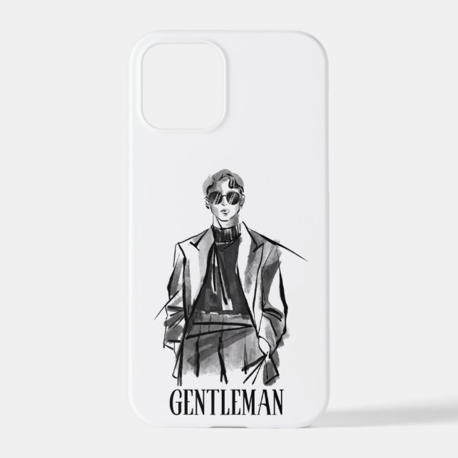 Gentleman iPhone 12 Pro Hülle (Rückseite)